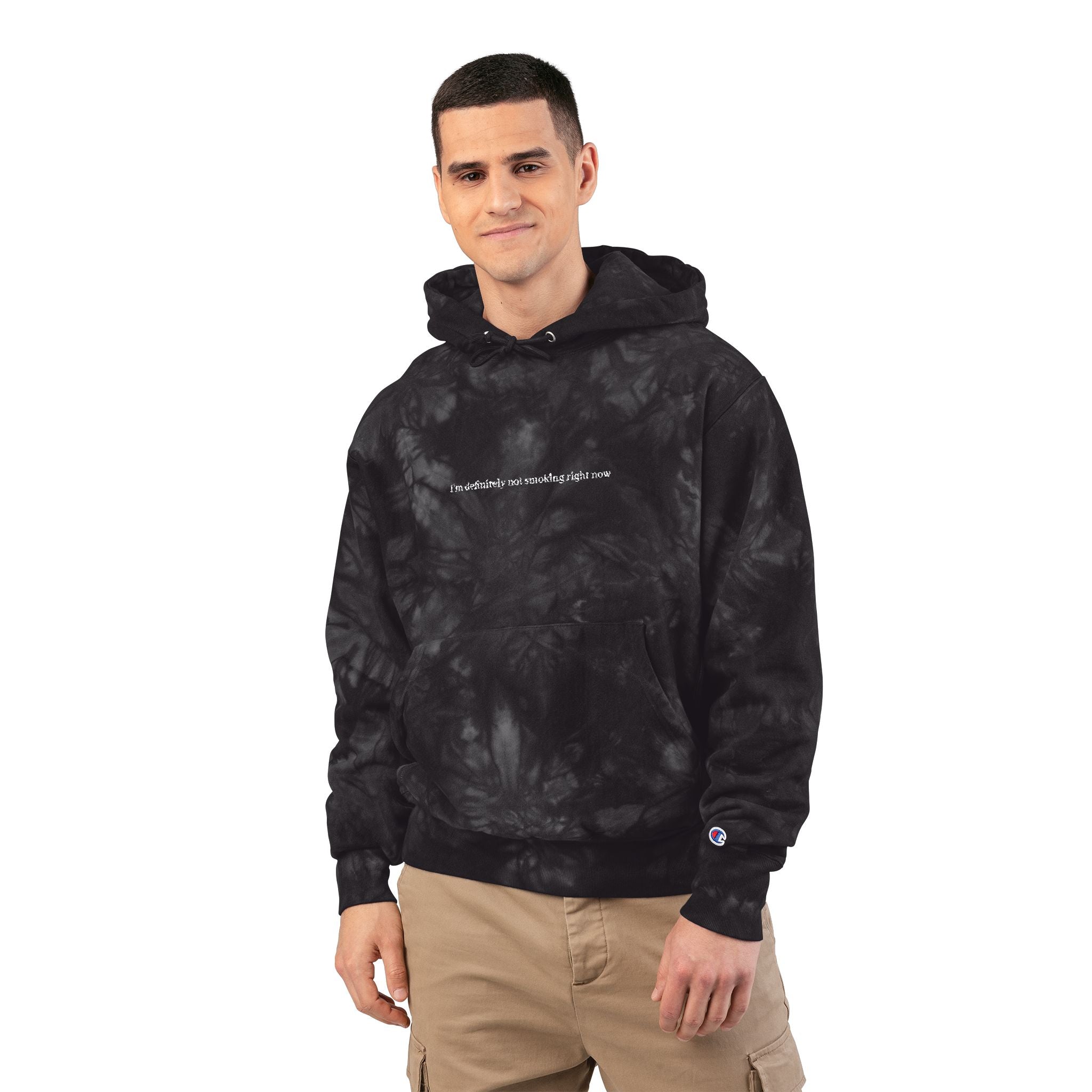 'Not Smoking' Tie Dye Thick Hoodie