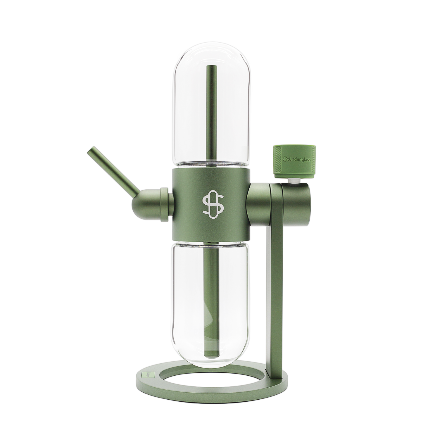 Stündenglass Gravity Infuser - Olive Green | 360° Gravity Hookah