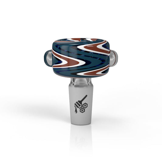 HBH BASIN ZIG ZAG STIPPED FLOWER BOWL