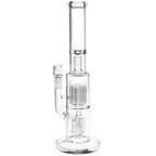 Pulsar Double Chamber Rocket Perc Chugger Glass Water Pipe - 15.25" / 14mm F