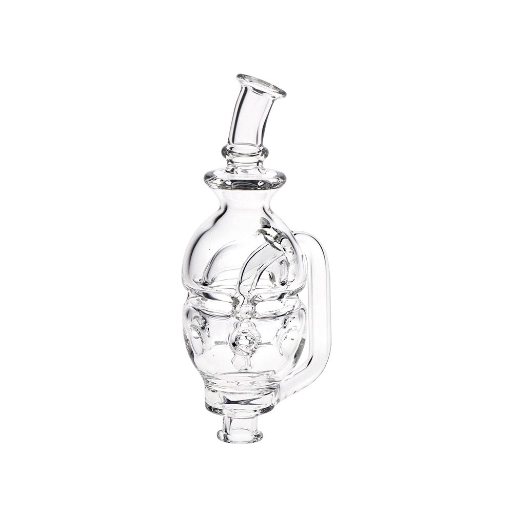 Pulsar Fab Egg Bubbler Glass Mouthpiece Attachment for Puffco Pivot - 5" / Clear