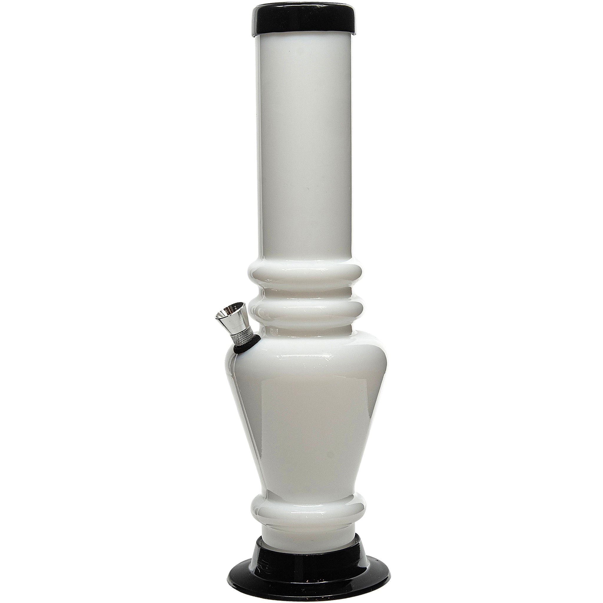 Acrylic Vase Base Bong  12"