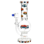 Pulsar VW Bus Bubble Base Glass Water Pipe - 12.25" / 14mm F