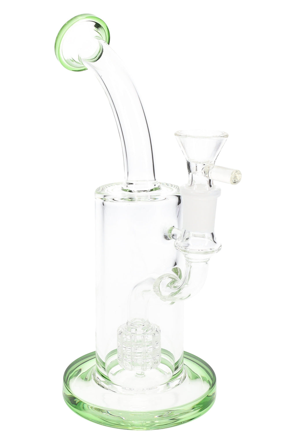 Stemless Matrix Perc Straight Shooter Bong “Bubble Vector” – 14.5 mm – 9″