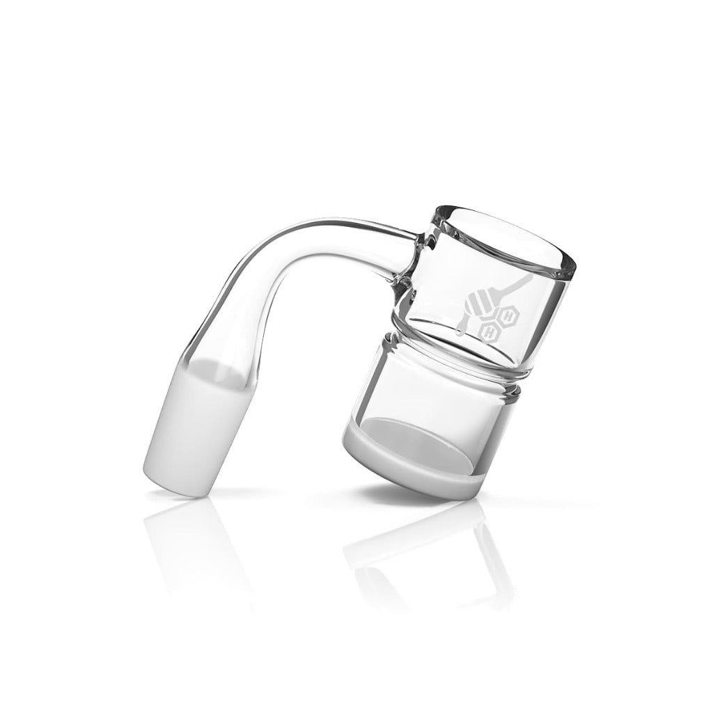 HBH HONEY & MILK BEVEL SPLASH BUCKET QUARTZ BANGER - 90° DEGREE | YL