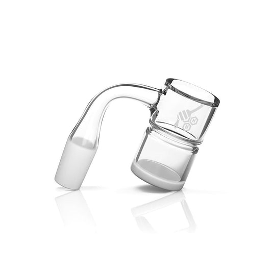 HBH HONEY & MILK BEVEL SPLASH BUCKET QUARTZ BANGER - 90° DEGREE | YL
