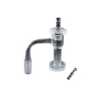 Space King Fully Fused Engraved Terp Slurper (Black / Gold)