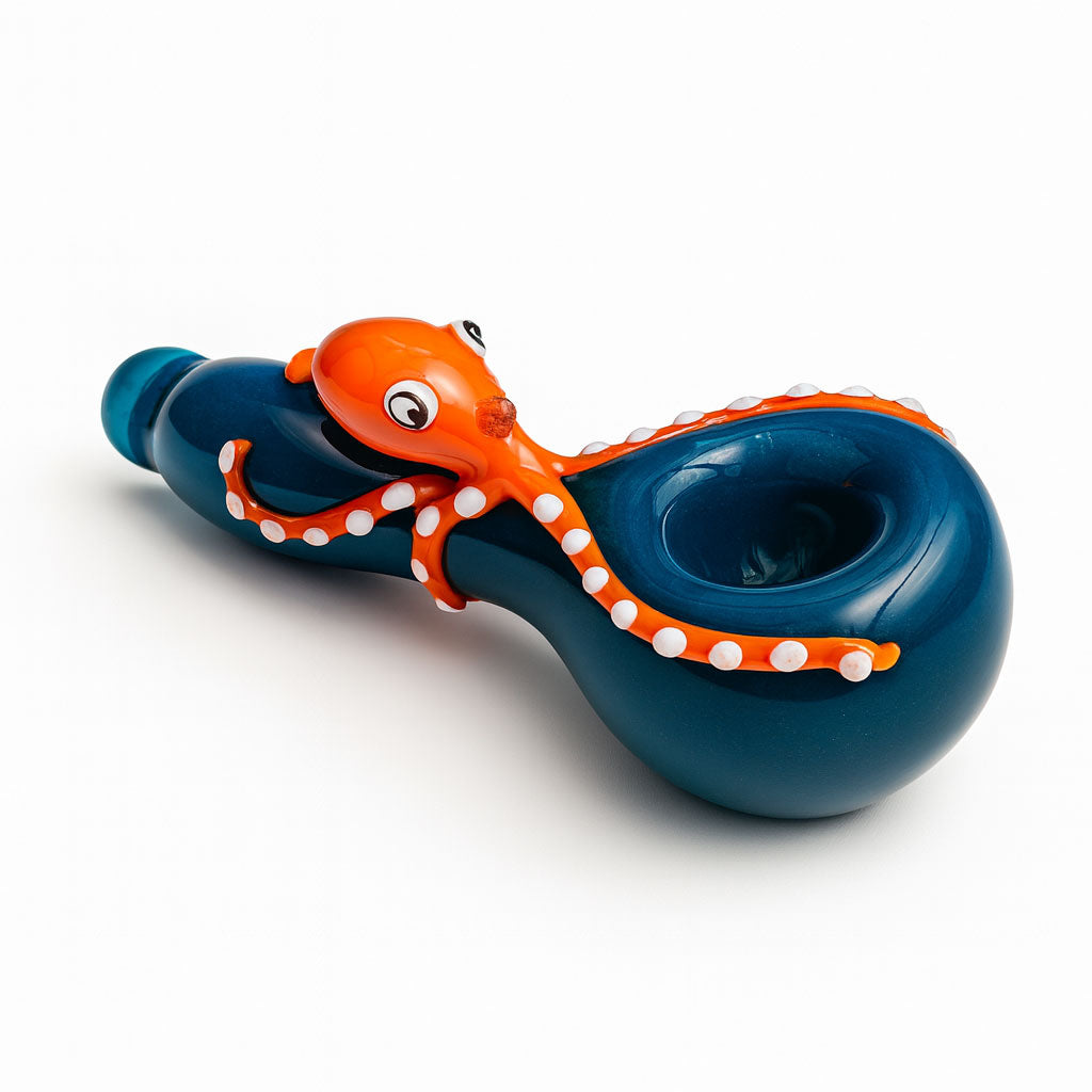 Octopus Tentacle Glass Hand Pipe
