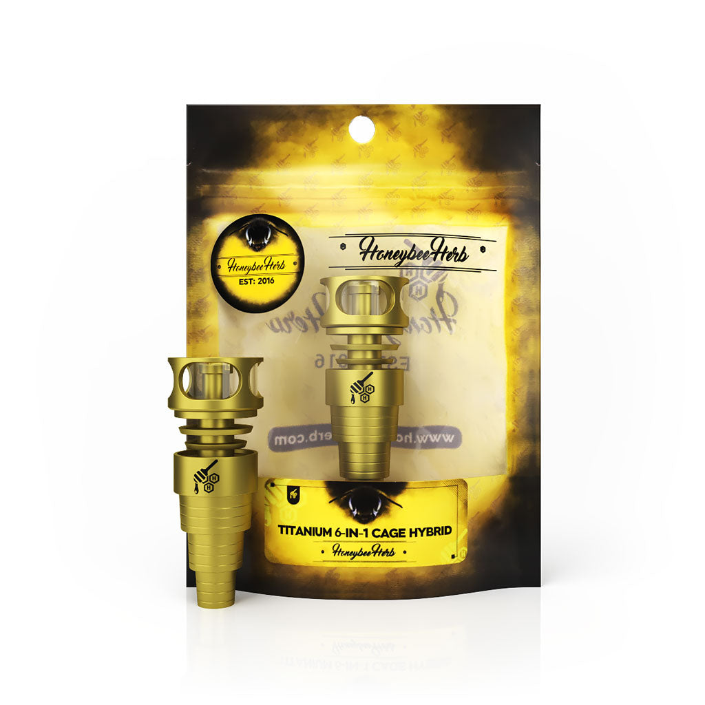 HBH TITANIUM 6 IN 1 CAGE HYBRID DAB NAIL