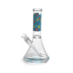 K. Haring Glass Beaker Water Pipe