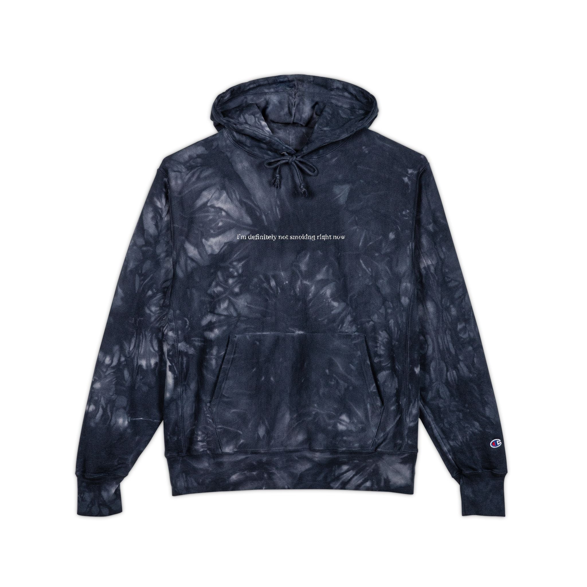 'Not Smoking' Tie Dye Thick Hoodie