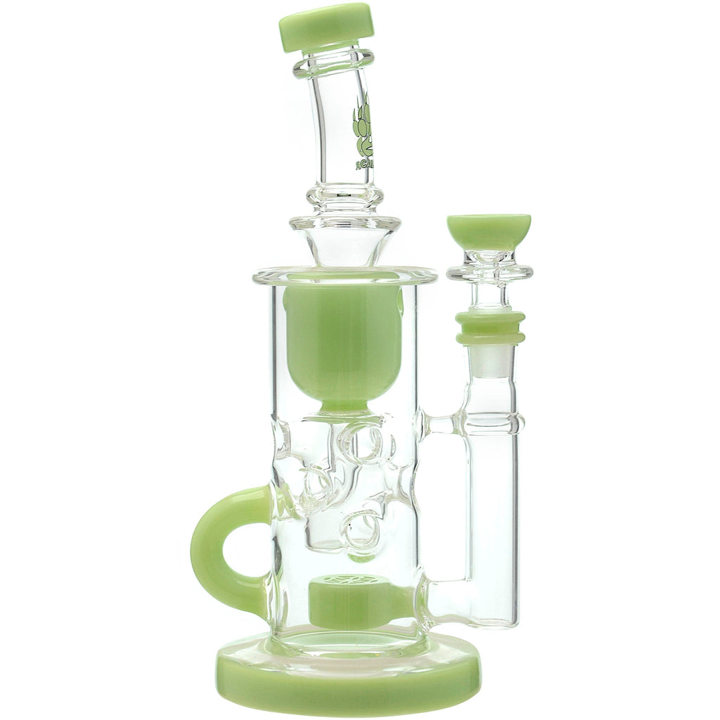 Calibear Cascade Flower Of Life Klein Recycler Water Pipe