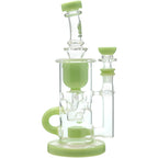 Calibear Cascade Flower Of Life Klein Recycler Water Pipe