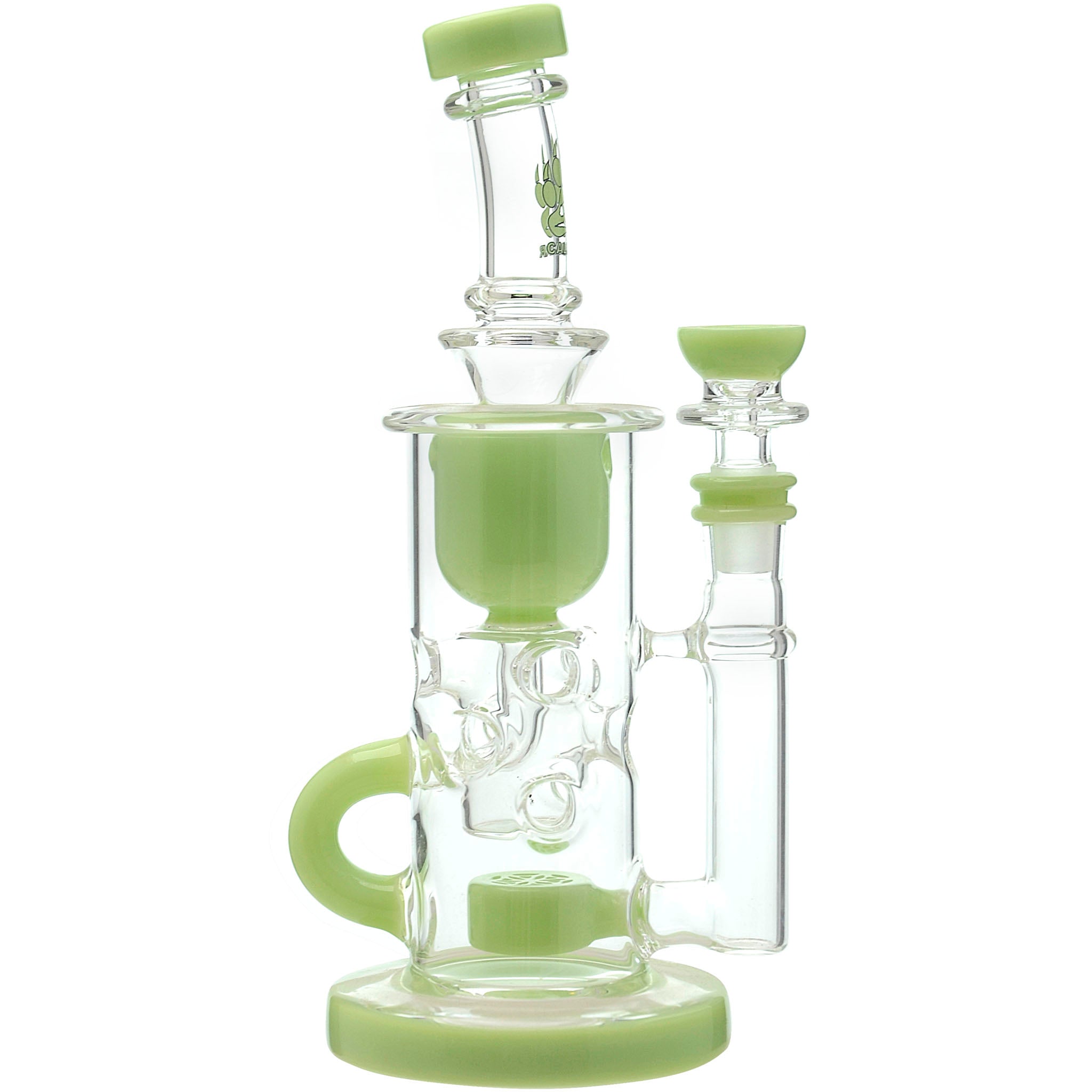 Calibear Cascade Flower Of Life Klein Recycler Water Pipe