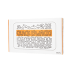 K. Haring Glass Rolling Tray