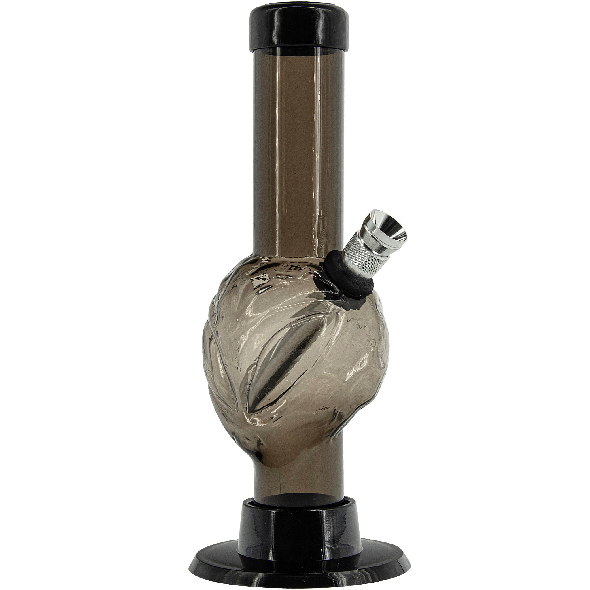 Mini Skull Acrylic Bong - 6" Tall - Multiple Colors
