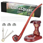 Pulsar Shire Pipes x LoTR TREEBEARD Pipe & MIDDLE-EARTH Pipe Stand Bundle - 13"