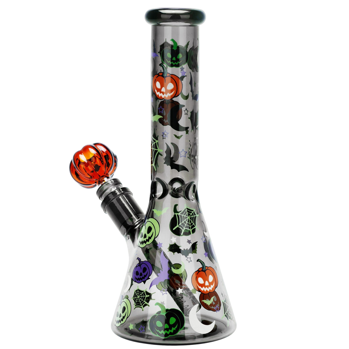 Pulsar Halloween Party Herb Pipe Glow Duo- 10" / 14mm F