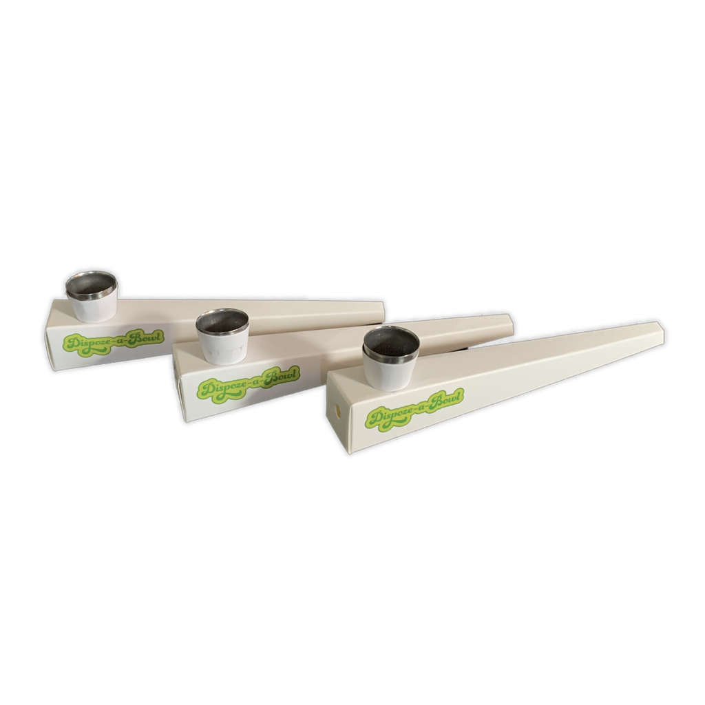The Dispoze-a-Bowl® 3-Pack: Your Essential On-The-Go Clean Smoke