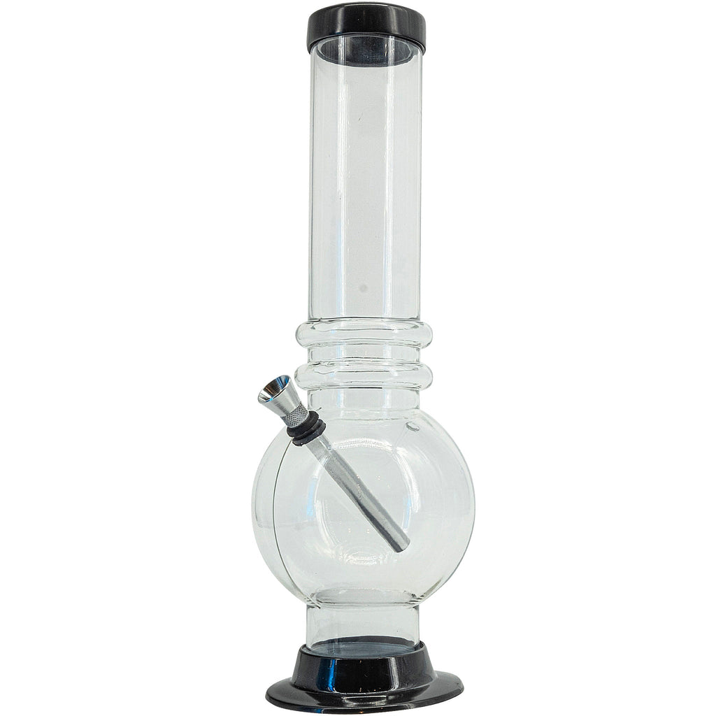 Acrylic Bubble Base Bong - 12-15"