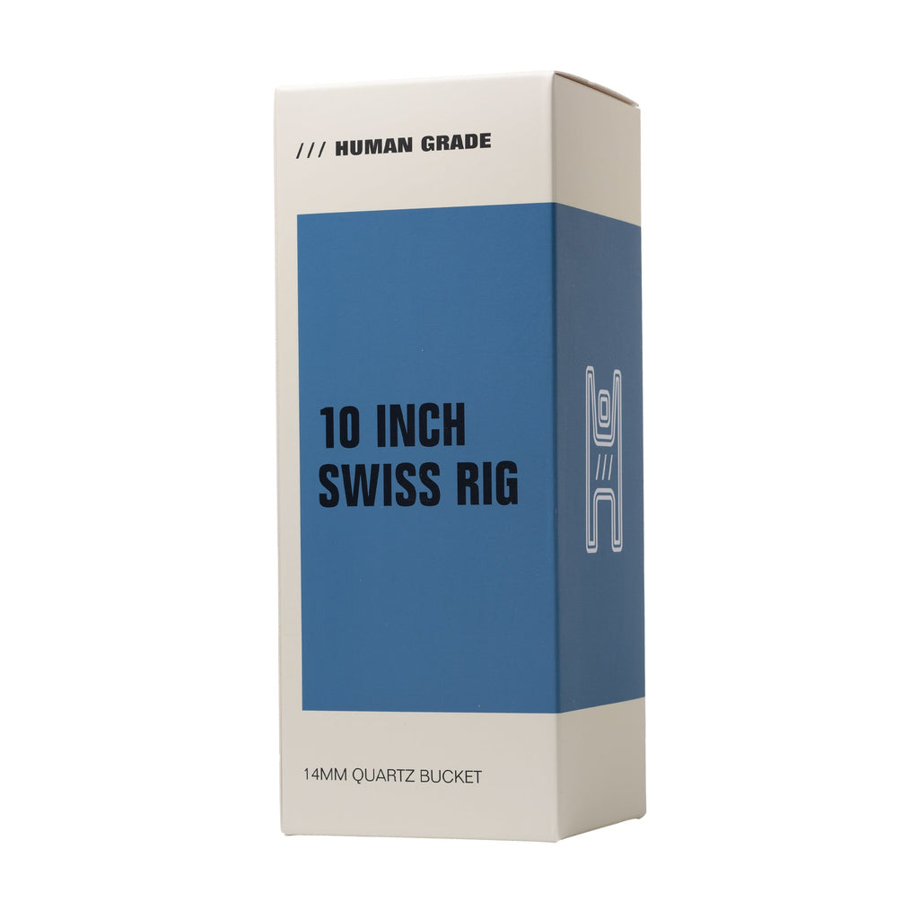 Human Grade 10" Swiss Rig Glass Recycler