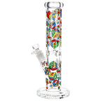 Pulsar Design Series Straight Tube Glass Water Pipe | 12" | 14mm F