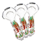 Pulsar Grumpy Bigfoot Glass Spoon Pipe - 4.5" 3 Pack