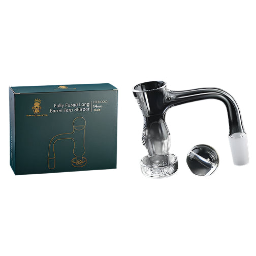 Space King Fully Fused Long Barrel Terp Slurper