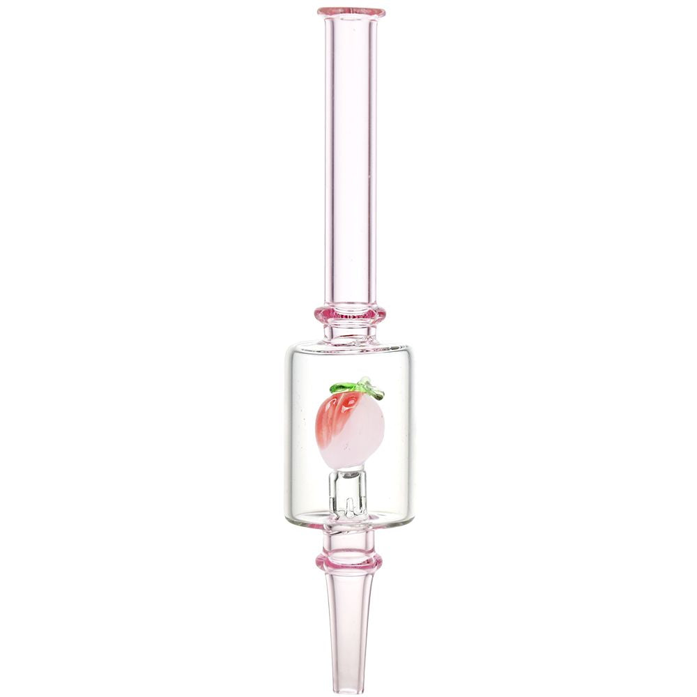 Pulsar Fruit Series Peaches & Cream Glow in The Dark Dab Rig Kit - 8" / 14mm F