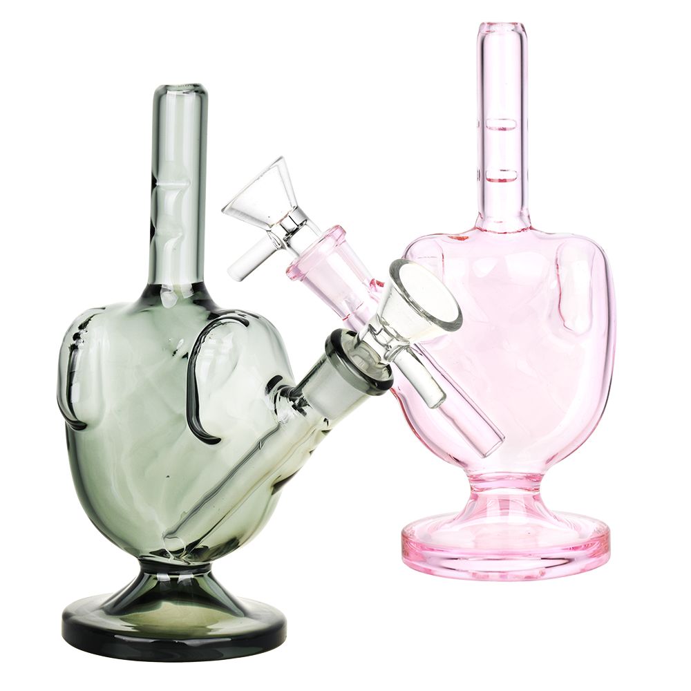 I Salute You Glass Water Pipe - 6.5" / Colors Vary
