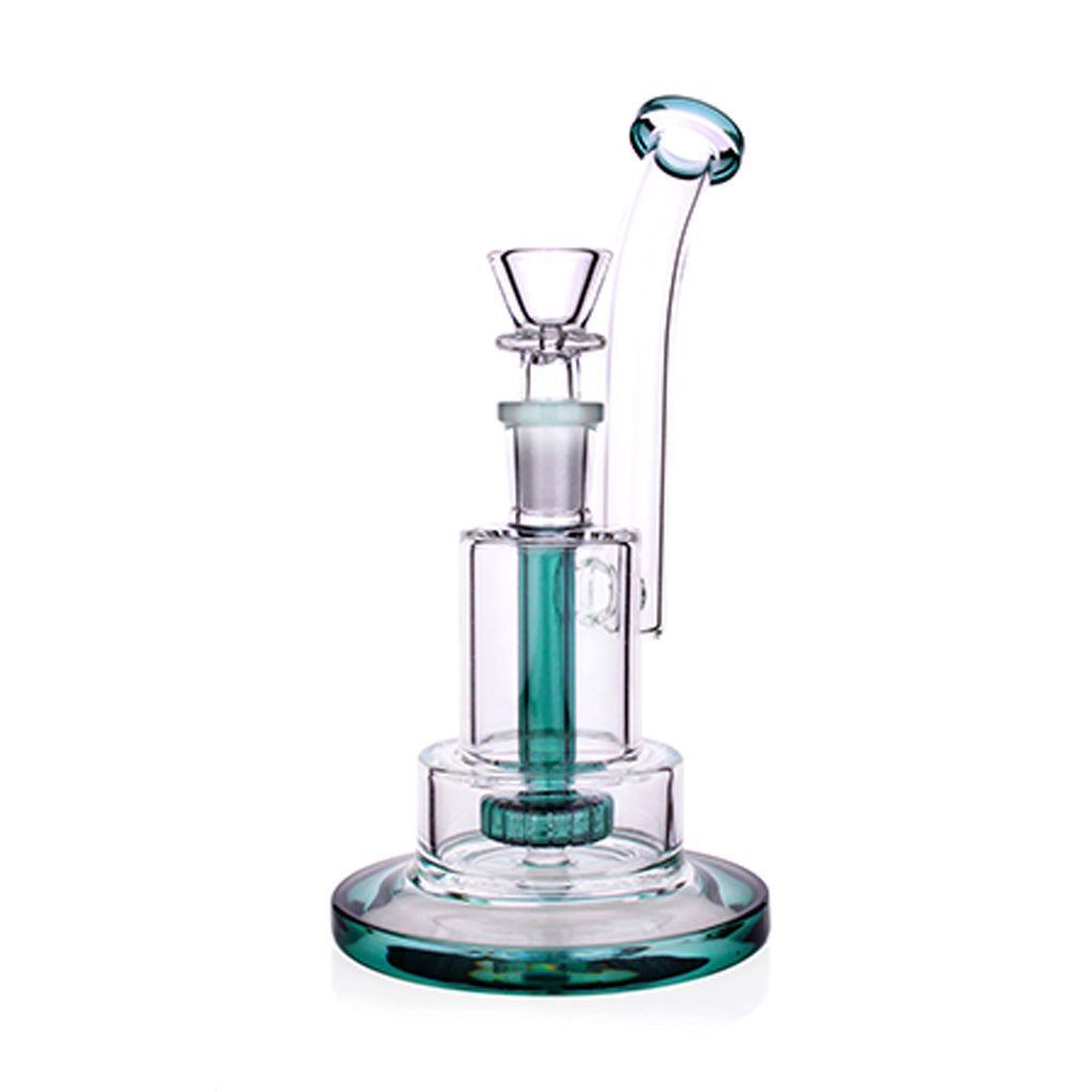 Stacked Chamber Showerhead Perc Bong
