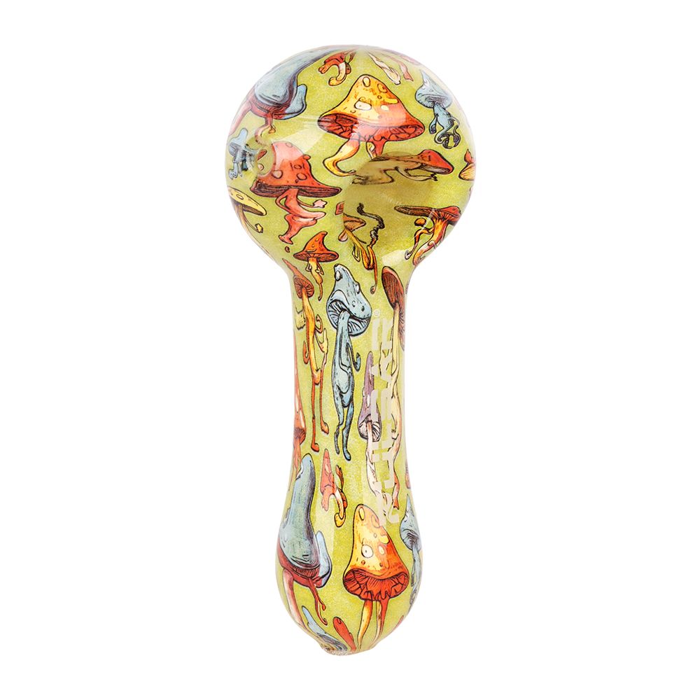 Pulsar Inside Print Glass Spoon Pipe | 4.75"