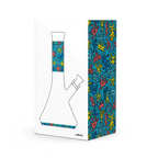 K. Haring Glass Beaker Water Pipe