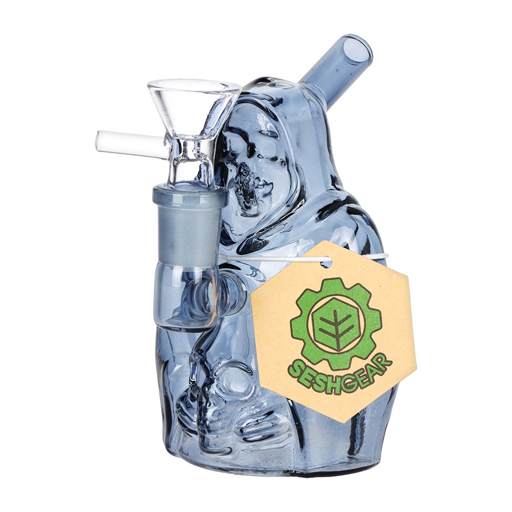 4 PACK BUNDLE - SeshGear Nocturnal Nightmare Glass Water Pipe - 4.5" / 14mm F / Assorted Colors