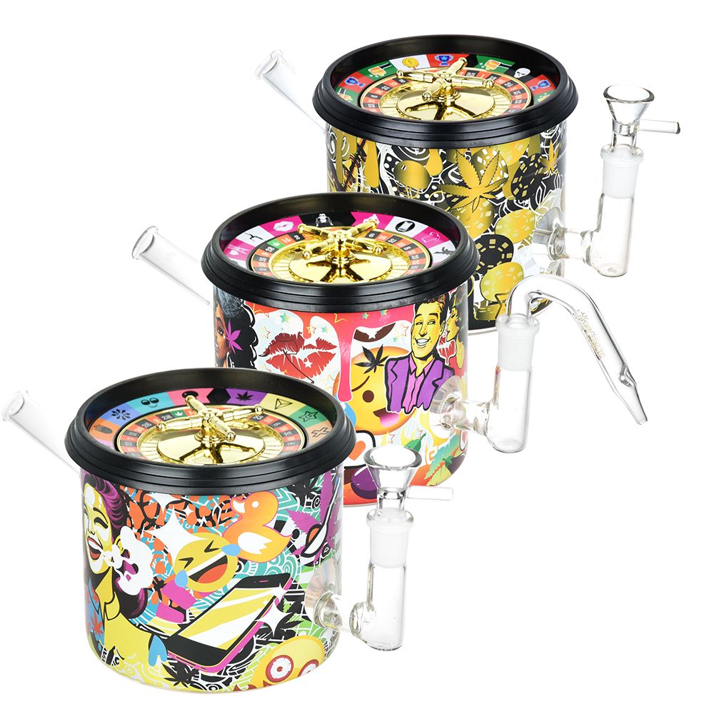 Dabtized Puff'N'Play Roulette Game Dab Rig | 8.75" | 14mm F