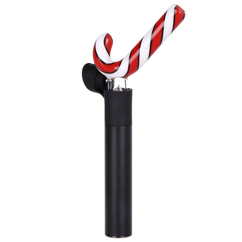 Candy Cane Glass Mouthpiece Attachment for Puffco Pivot