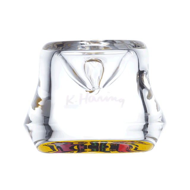 K. Haring Glass Spoon Pipe