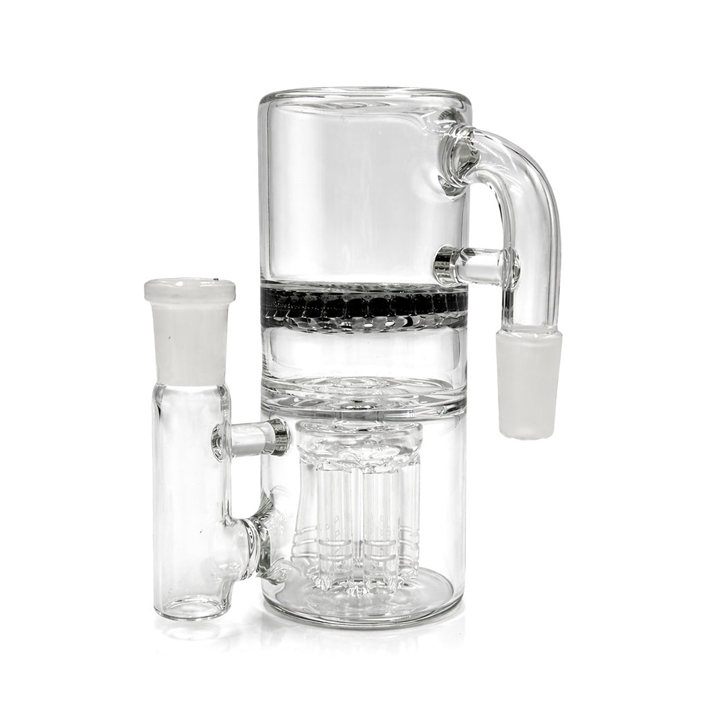 Headshop Multi-Arm Color Honeycomb Perc Ash Catcher