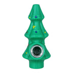 5CT BUNDLE - Christmas Tree Silicone Hand Pipe - 4.9"