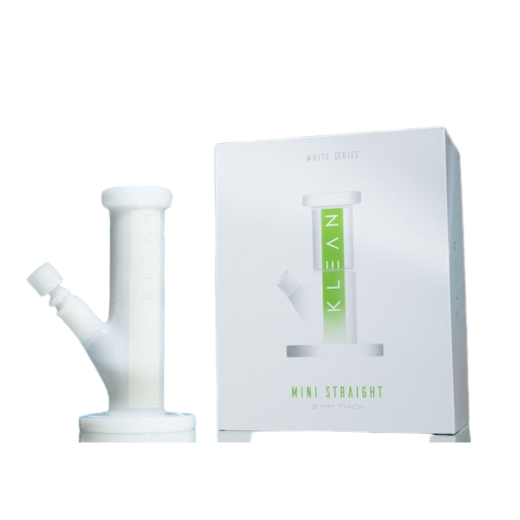 KLEAN White Series - Straight Tube Water Pipe