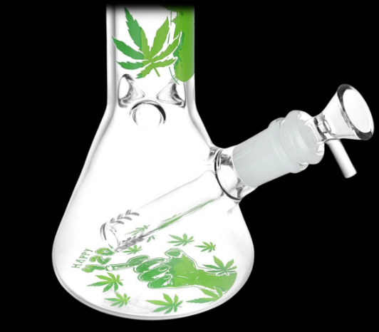 420 Party Beaker Glass Water Pipe - 10" / 14mm F