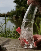 Waxmaid 8.5" Horn Silicone Glass Water Pipe