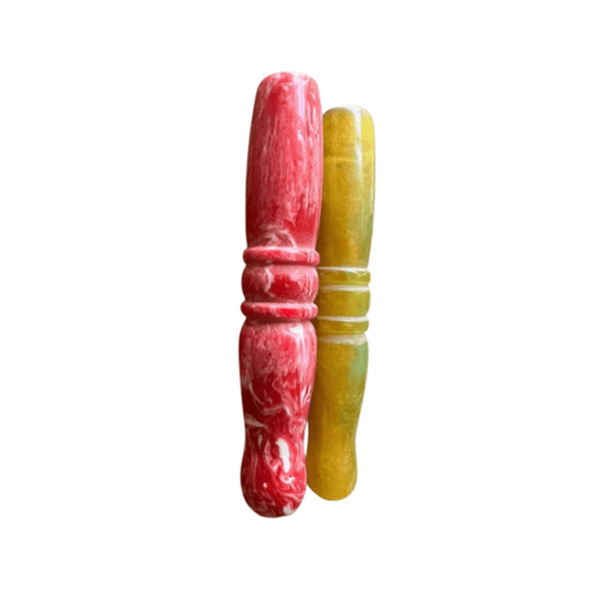 3” Colorful Acrylic Decorative Streak Chillum Hand Pipe