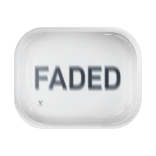 Faded Metal Rollin' Tray