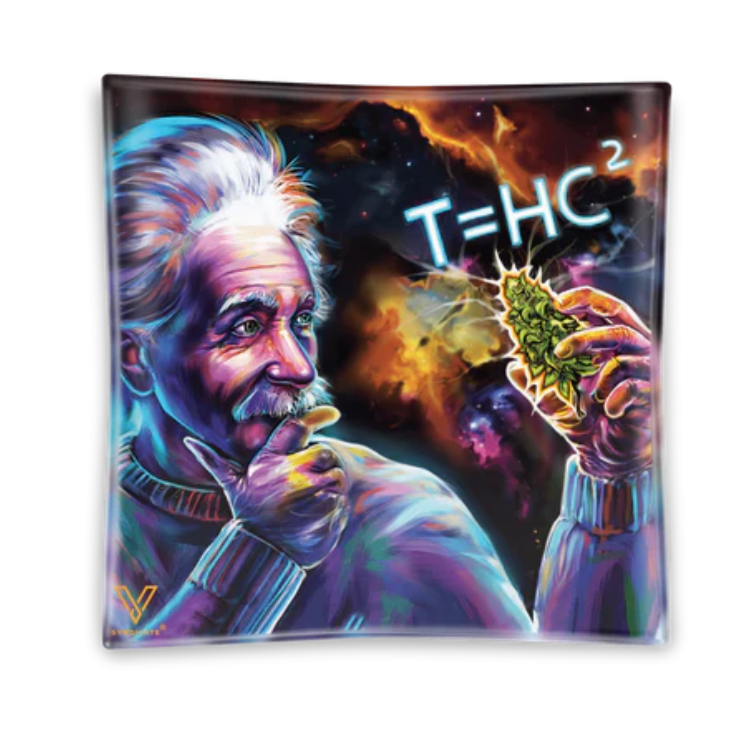 T=HC2 Black Hole Blazin' Ashtray Glass