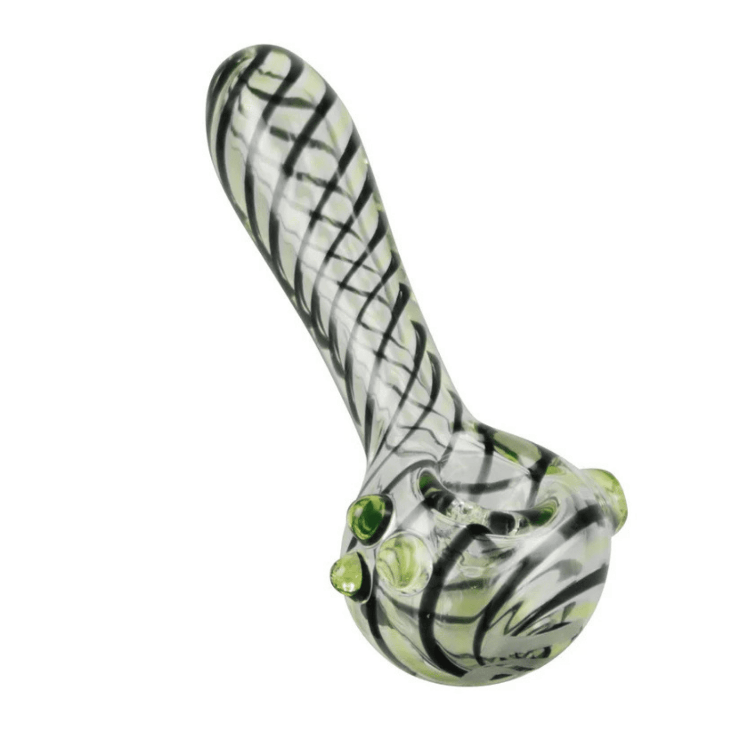 Pulsar UV Candy Stripe Spoon Pipe - 4.5" / Colors Vary