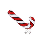 Candy Cane Glass Mouthpiece Attachment for Puffco Pivot