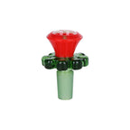 Pulsar Christmas Tree Perc Glass Straight Tube Water Pipe - 13" / 14mm F