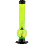 Acrylic Angled Neck Bubble Bong  8" - Multiple Colors