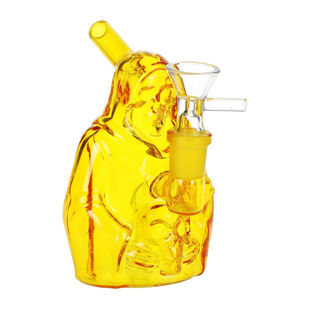 4 PACK BUNDLE - SeshGear Nocturnal Nightmare Glass Water Pipe - 4.5" / 14mm F / Assorted Colors
